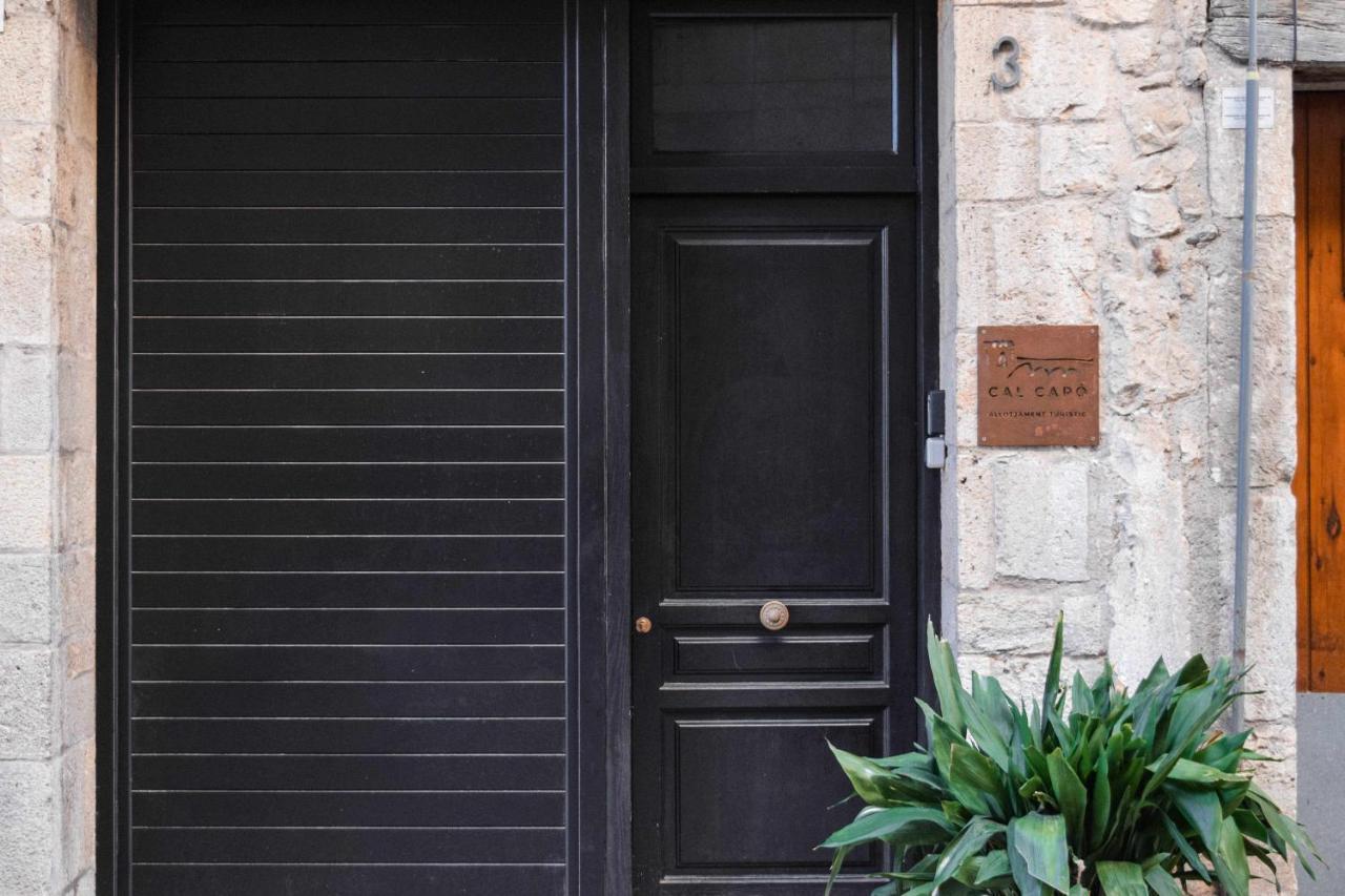 Cal Capo Alojamiento Con Jacuzzi Apartman Besalú Kültér fotó